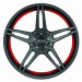 Barracuda Starzz matt black red